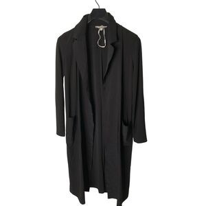 Max Mara Leisure long jacket black women's one size / no size tag